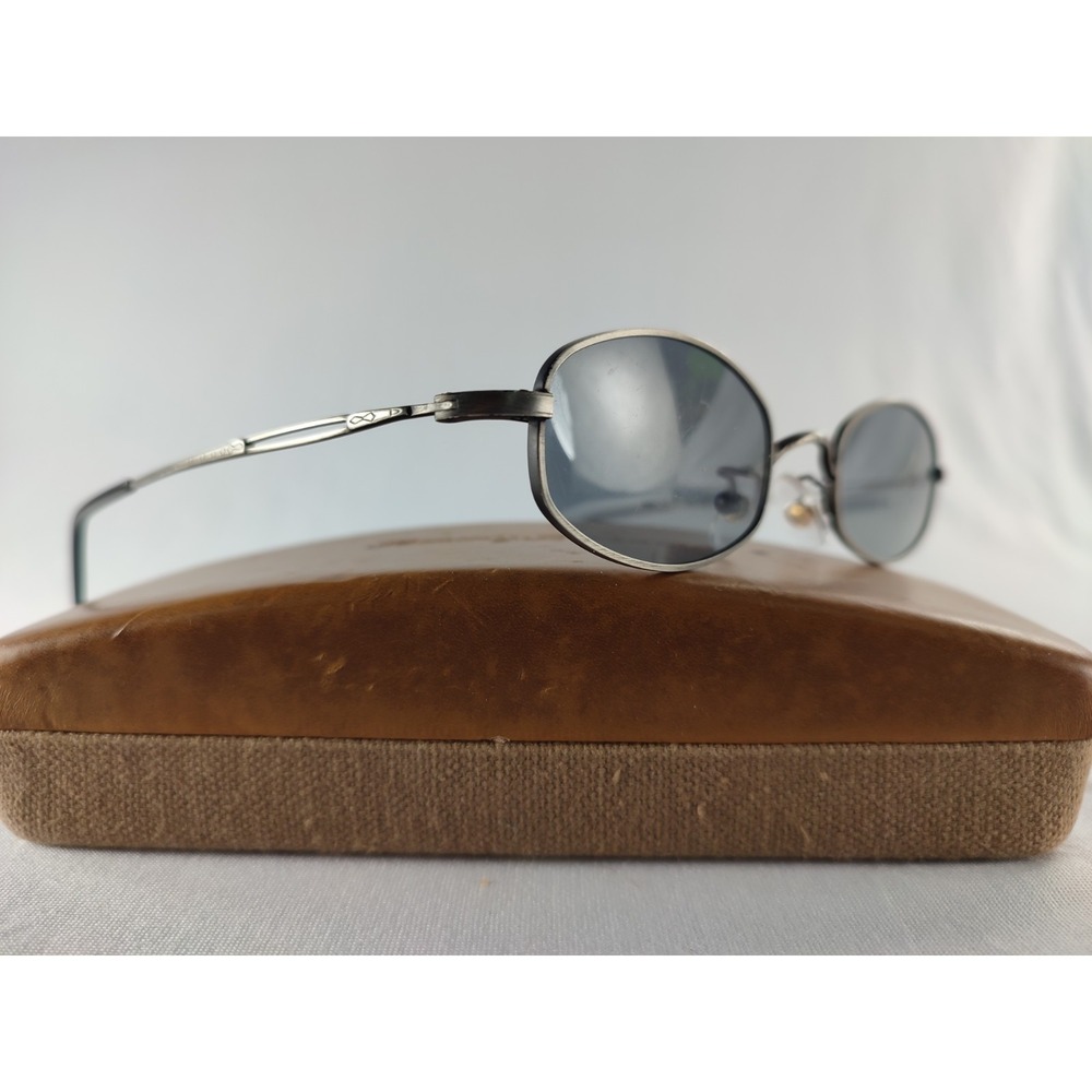 Tommy Bahama 03/05 Antique Silver Oval Eyeglass Frames Italy 145